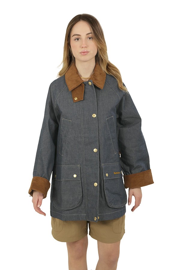 Giubbotto Barbour Asker in Denim